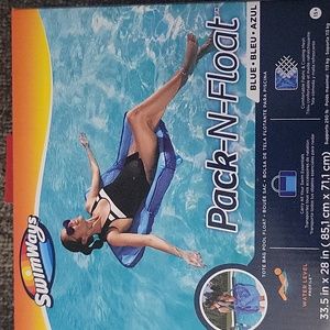 Swimways pack-n-float, blue